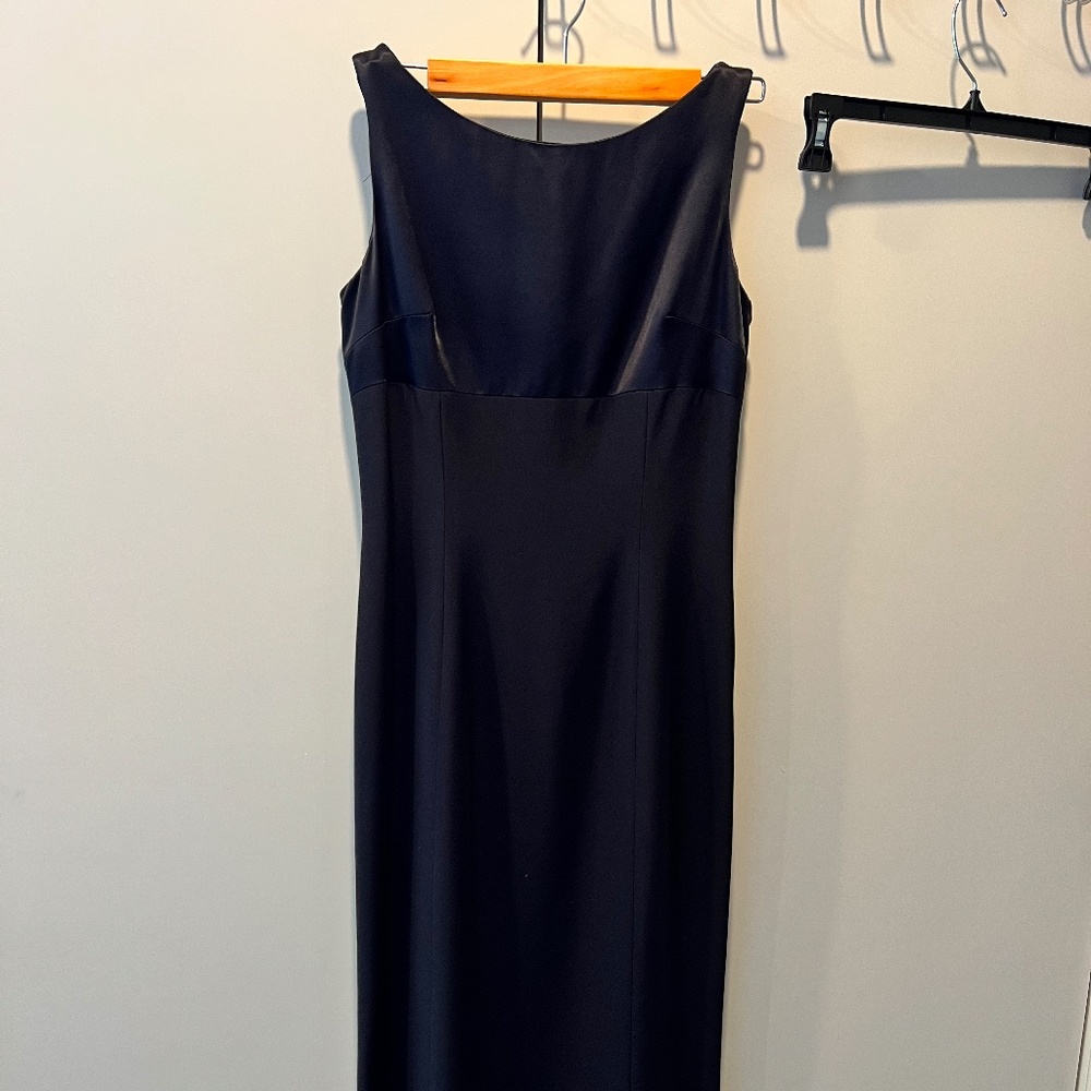 Tahari Black Long Formal Dress